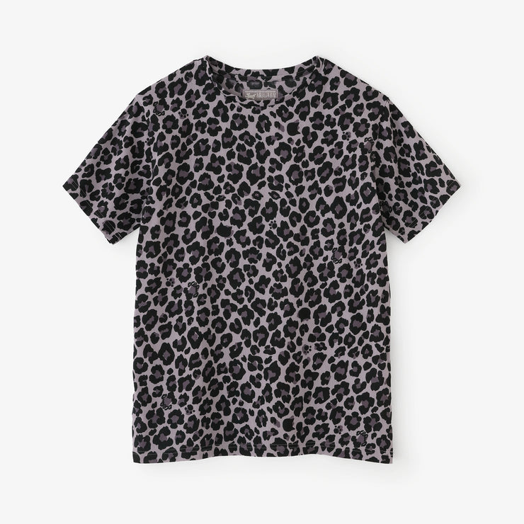 Chizimi Cotton 40/40 Short Sleeve T-shirt／depo leopard Midnight