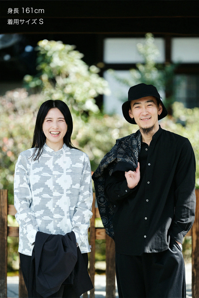 เสื้อยืดสแตนด์คอลลาร์ชิมะโทริ 