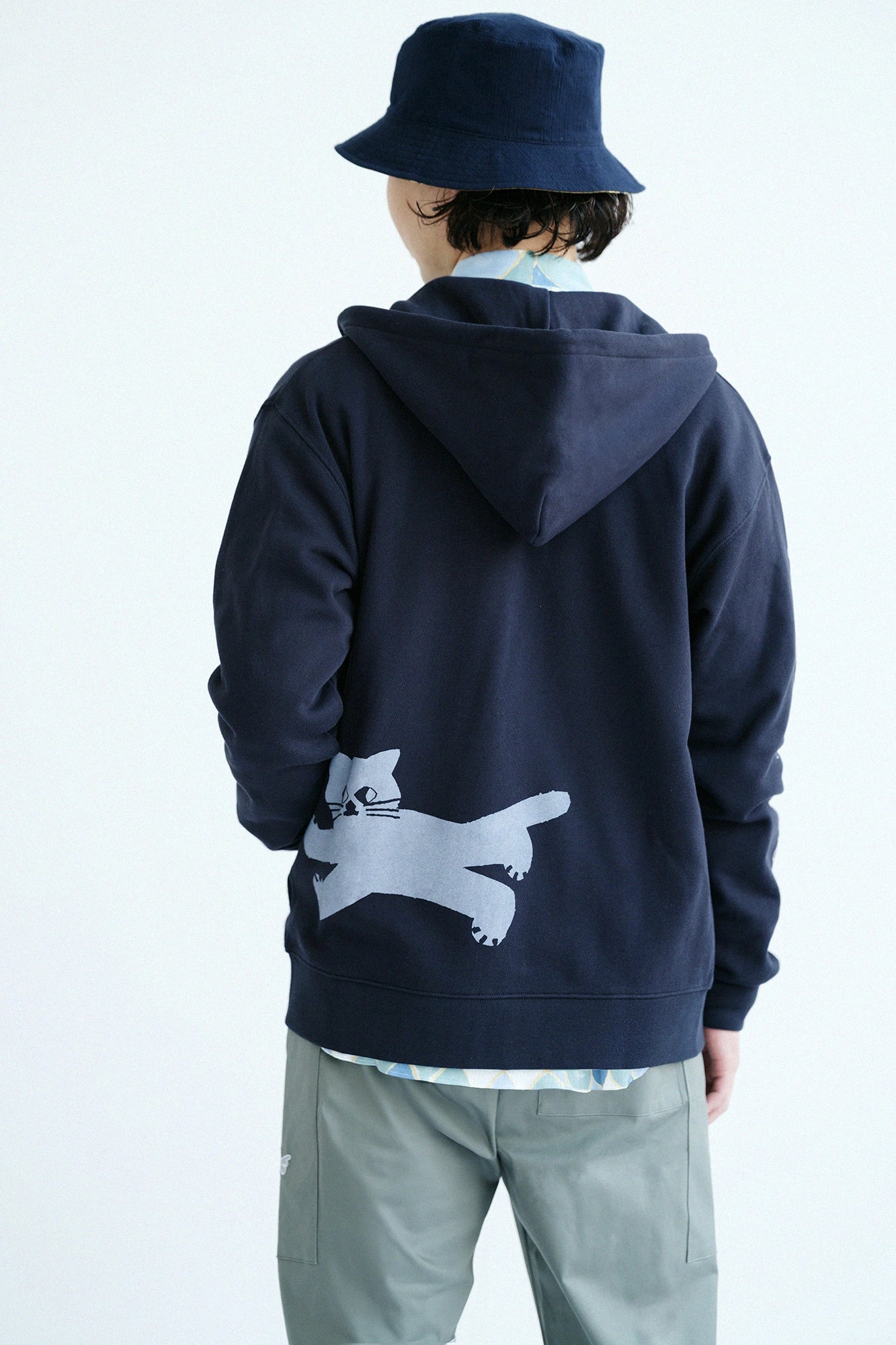 デポルターレ ZIP UP スウェットパーカー[9.7]／ダークネイビー