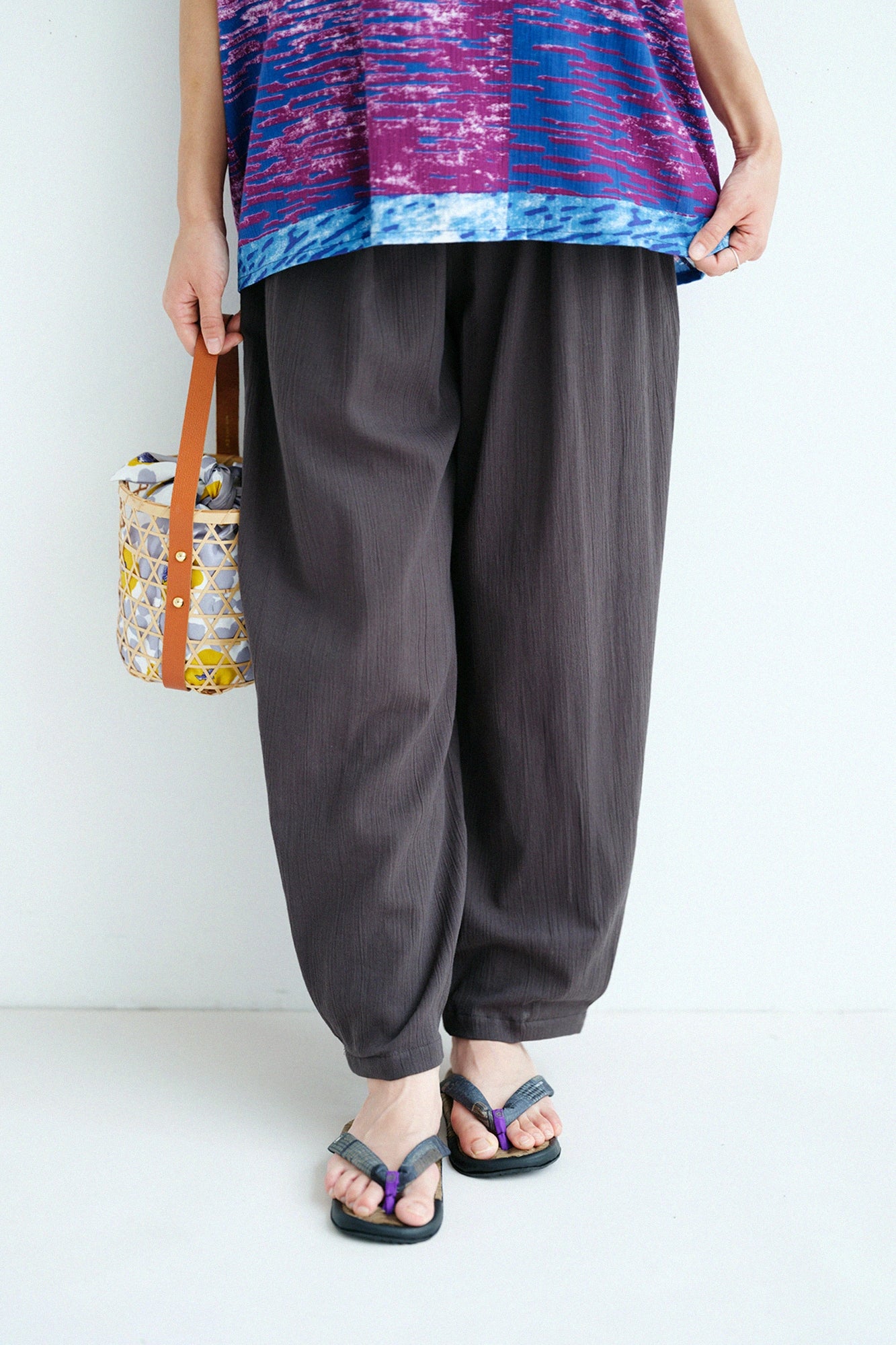 【Ships ard. 6/23】Asabura Sandals Black / BORO