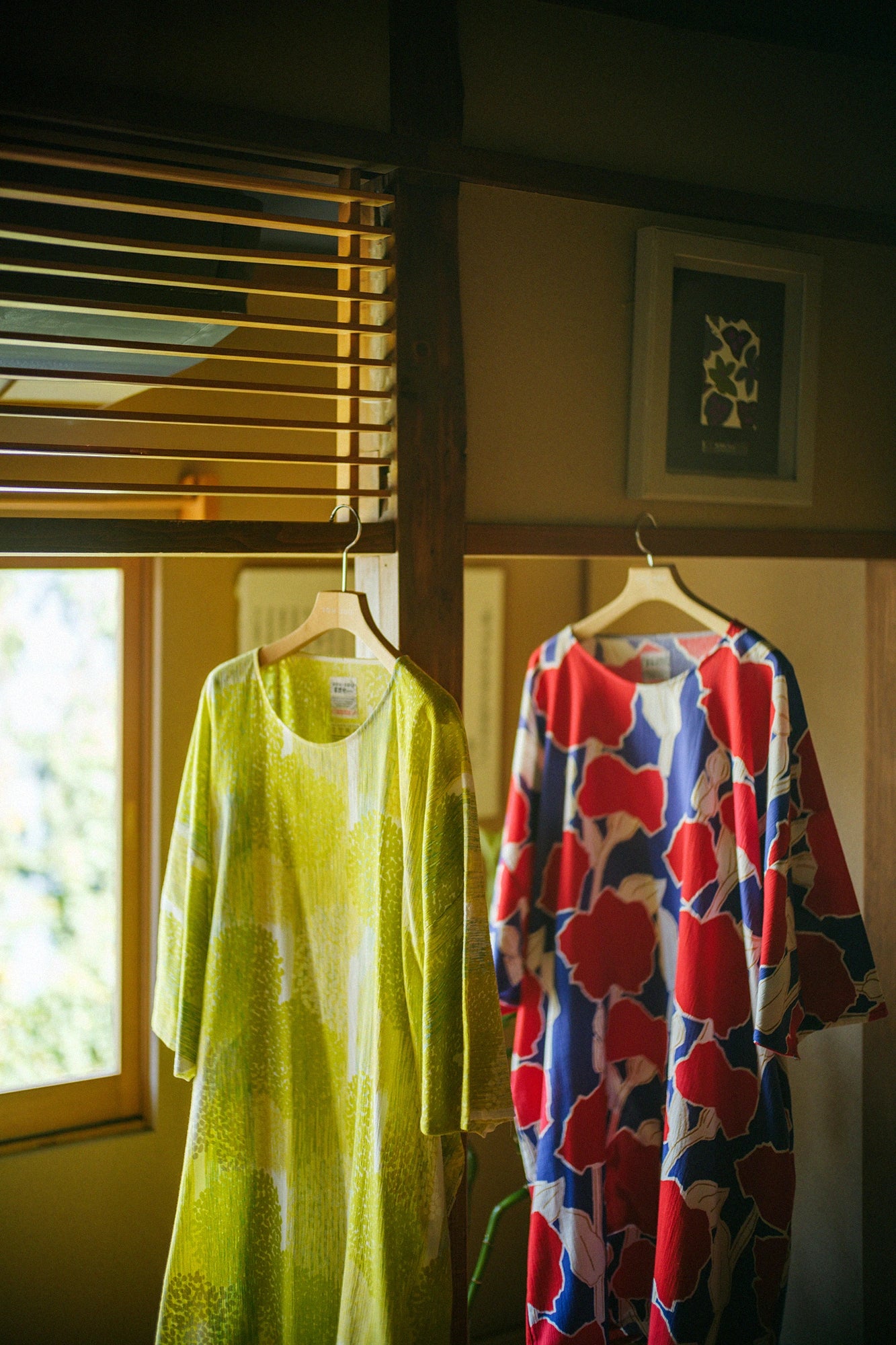 Chizimi Cotton 20/20 Naginata Rectangular Dress  ／Lustrous