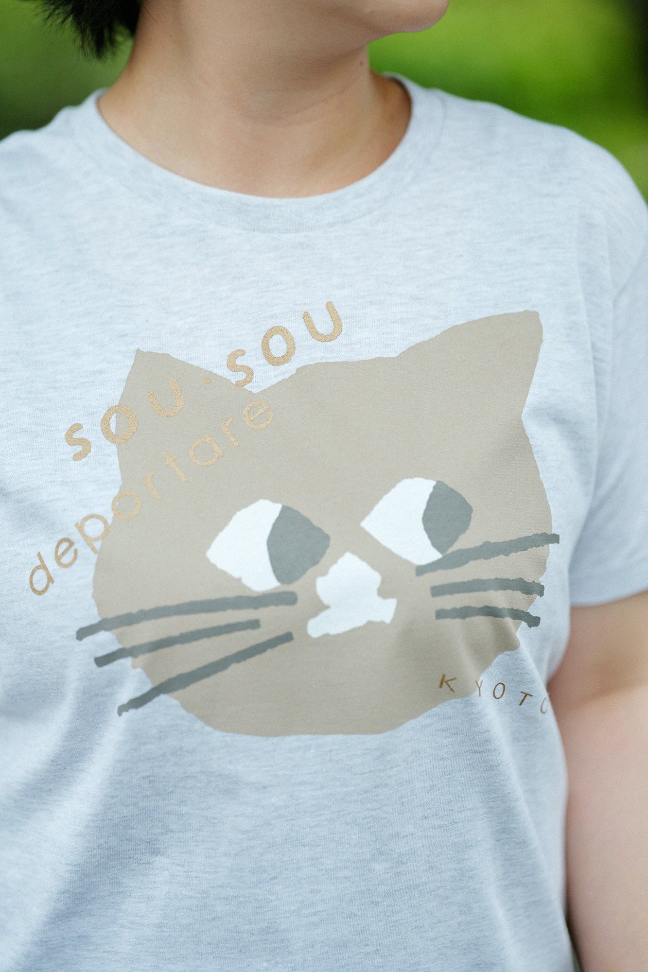 depo Nyan Short Sleeve T-shirt[5.0]／Ivory
