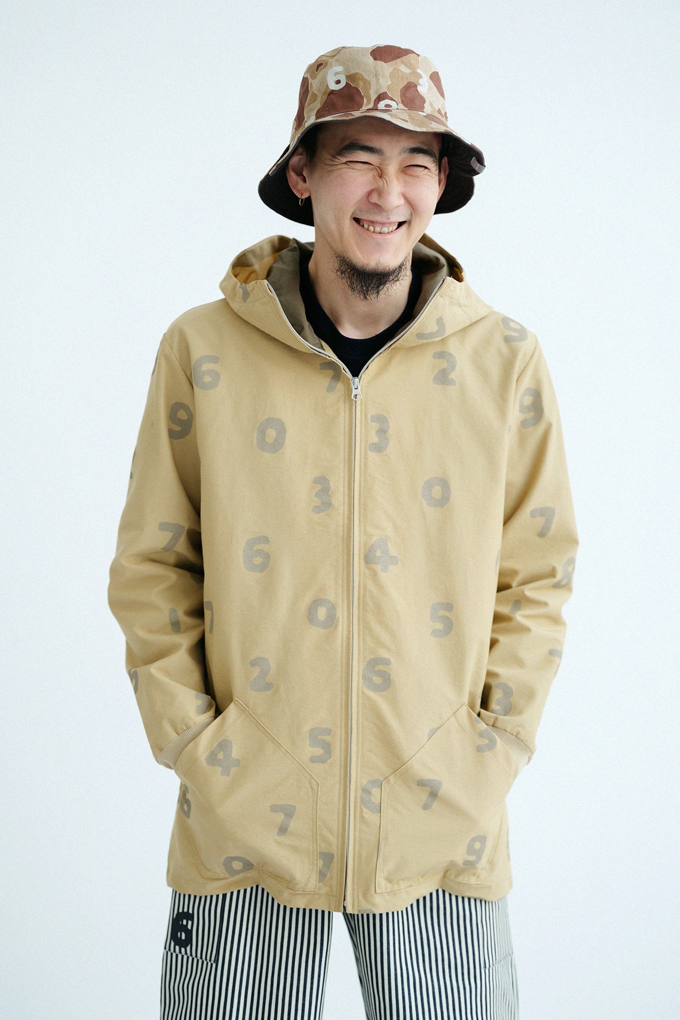  BIKE-Parka aus Baumwoll-Nylonstoff/SO-SU-U Bambus