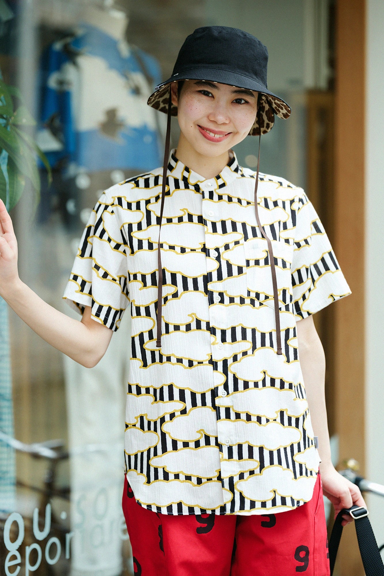 '身長：'164cm,'着用サイズ：'S,左上