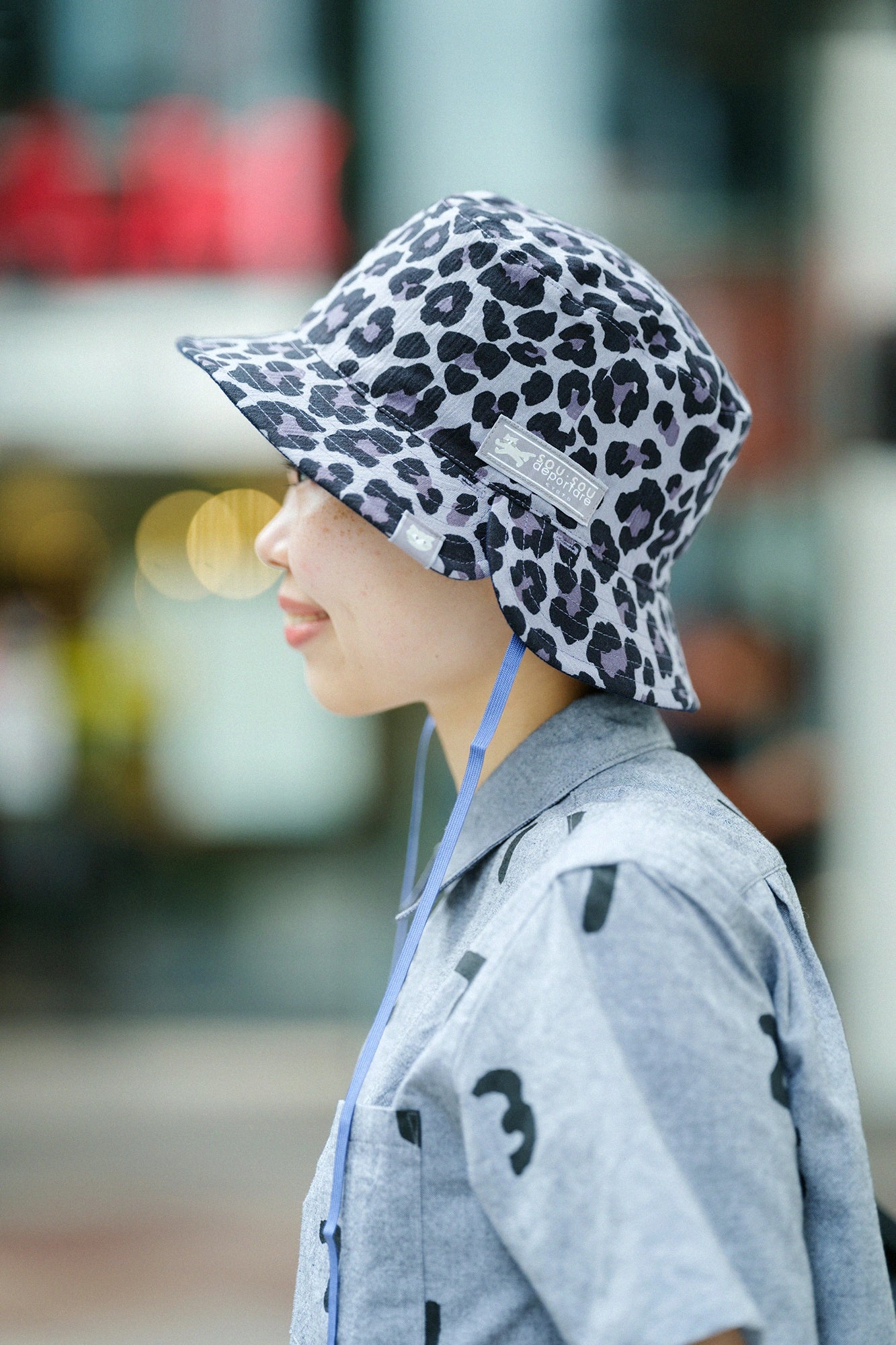 Toc réversible de cyclisme Takashima 20/20 BIKE HAT / depo leopard Midnight 