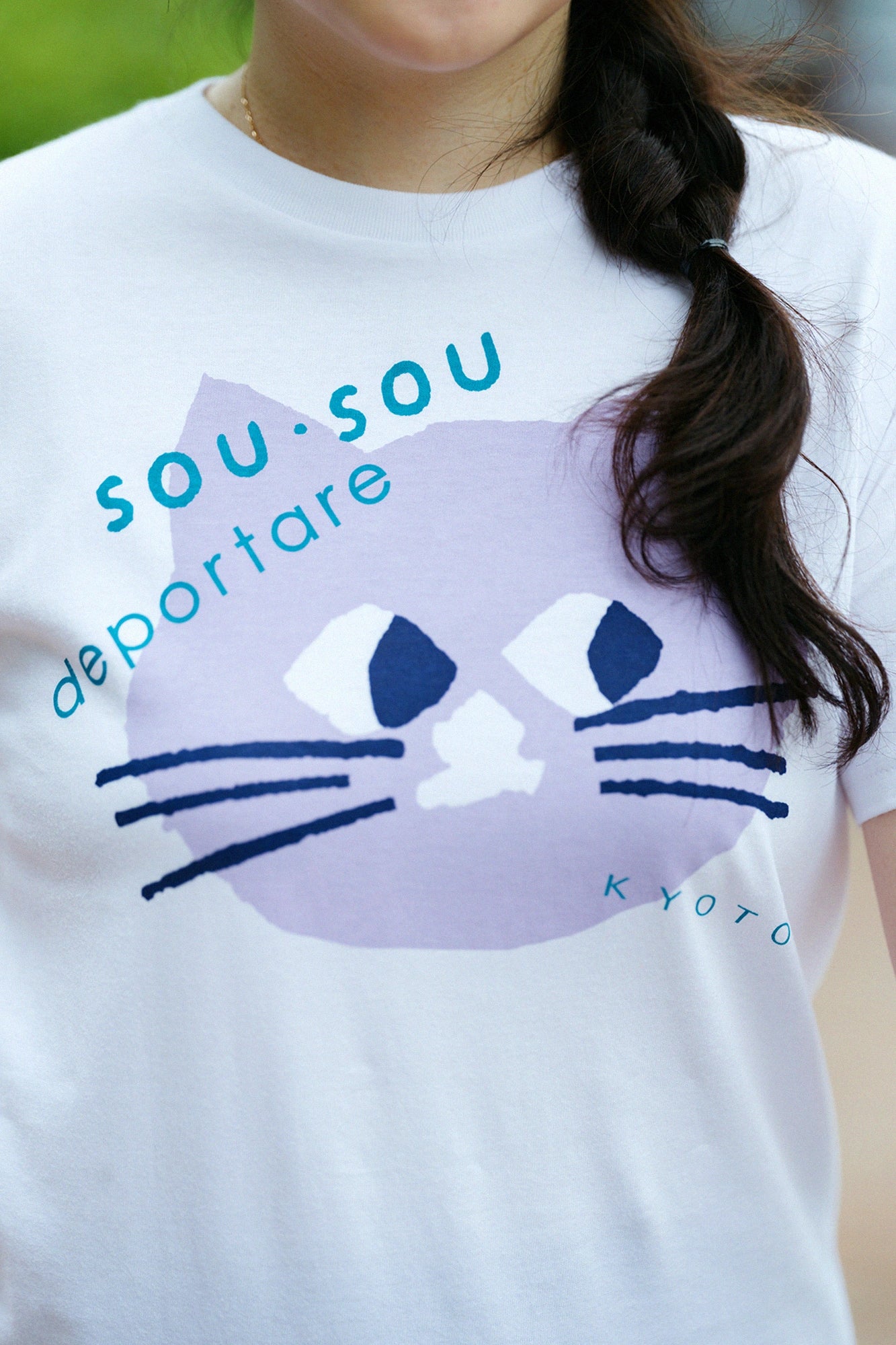depoニャン 半袖Tシャツ[5.0]／ホワイト