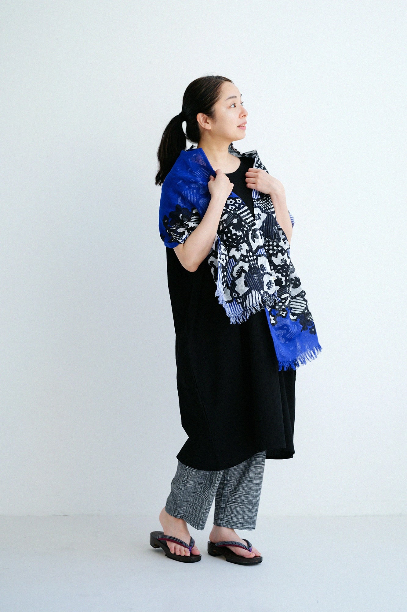 '身長：'153cm,'着用サイズ：'普通丈,左下