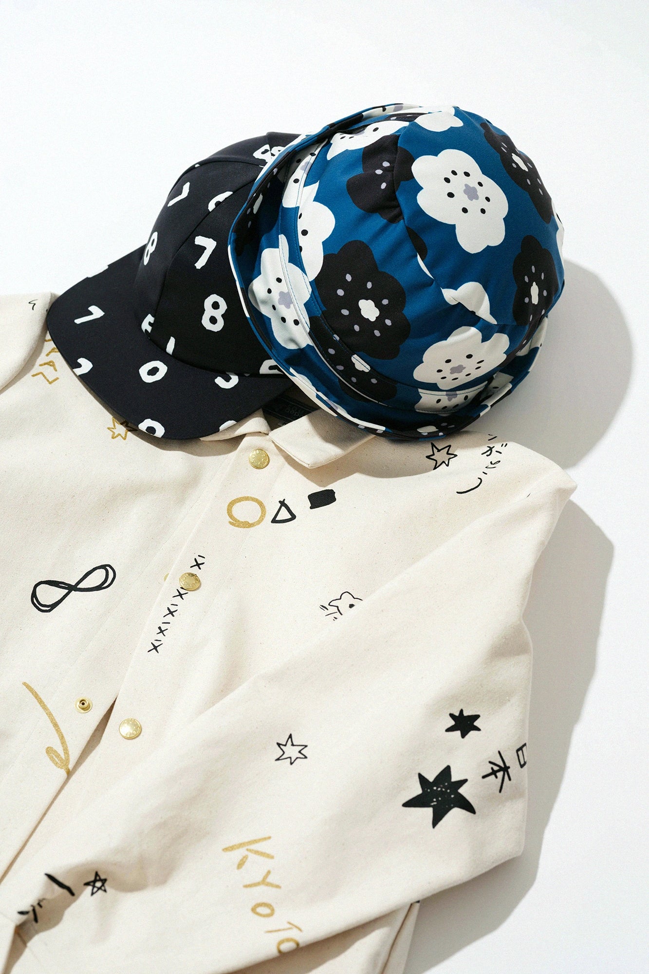 SOU・SOU×Gewebter hutförmiger Helm/Lächeln