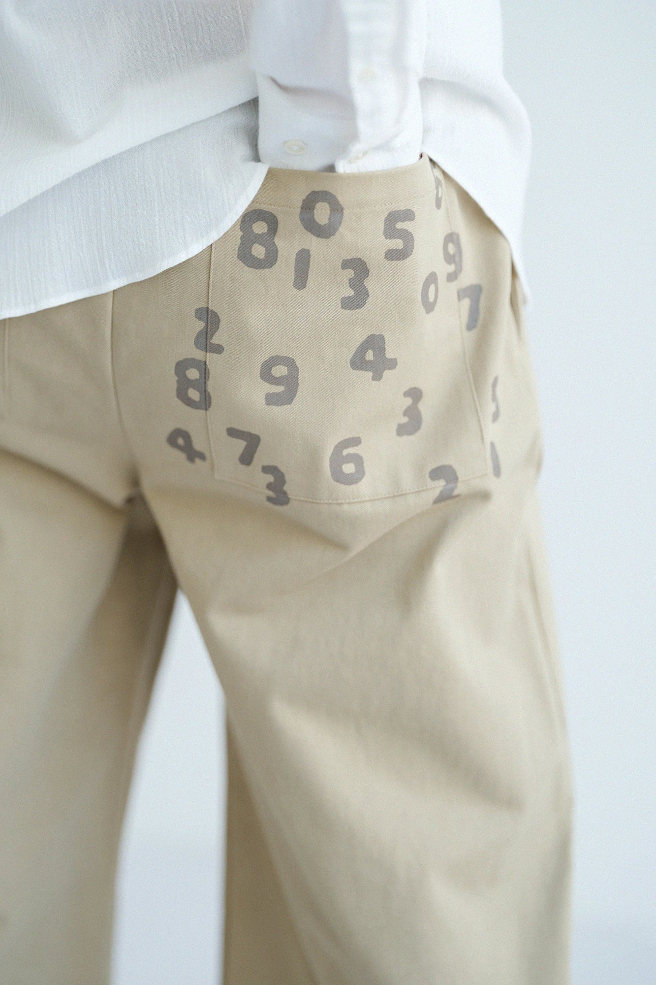 Weite Chino-Cross-Hose/Camel