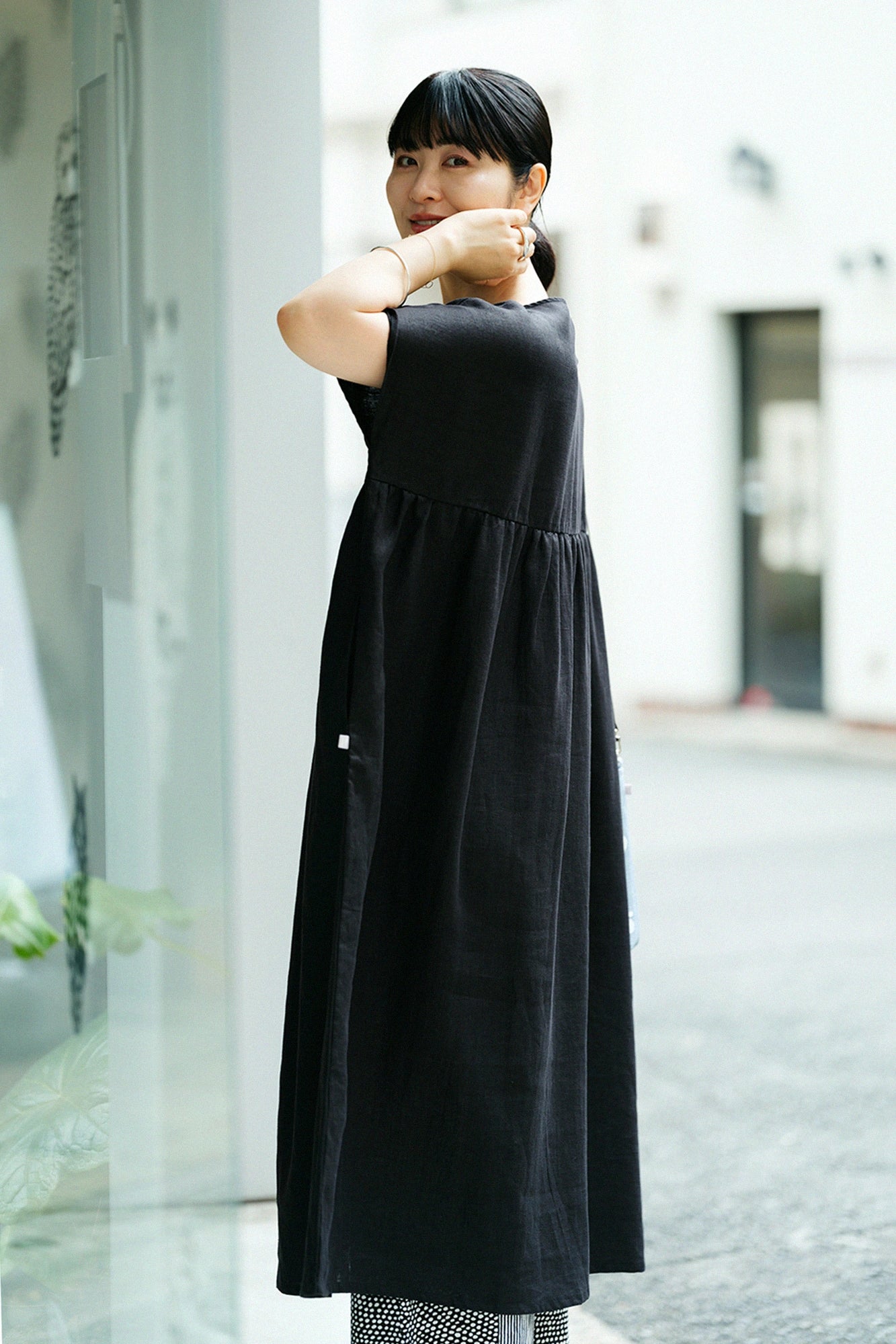 '身長：'166cm,'着用サイズ：'女F