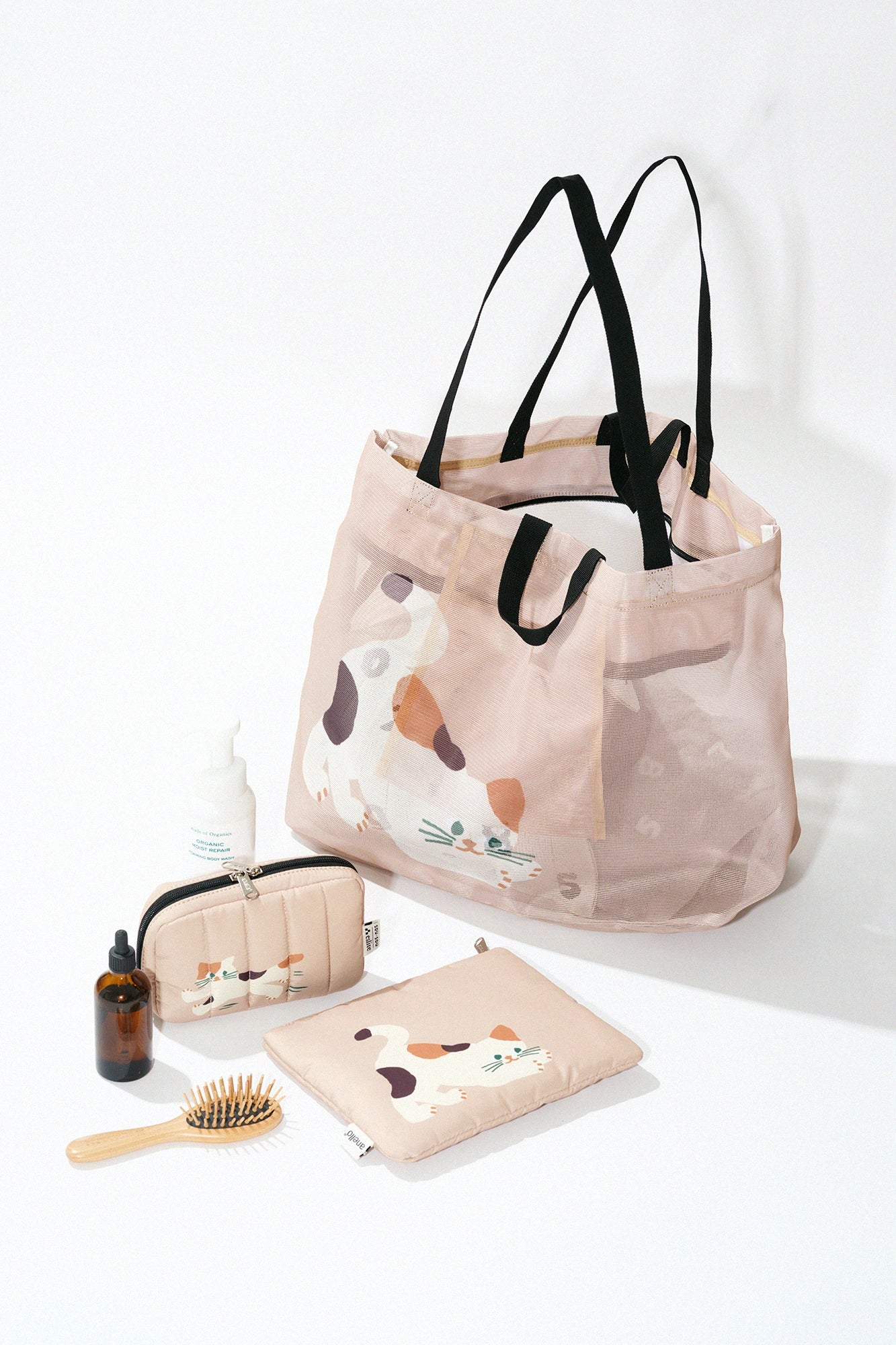 SOU・SOU×Eslite Bookstore 2WAY Netztasche/Kalikokatze