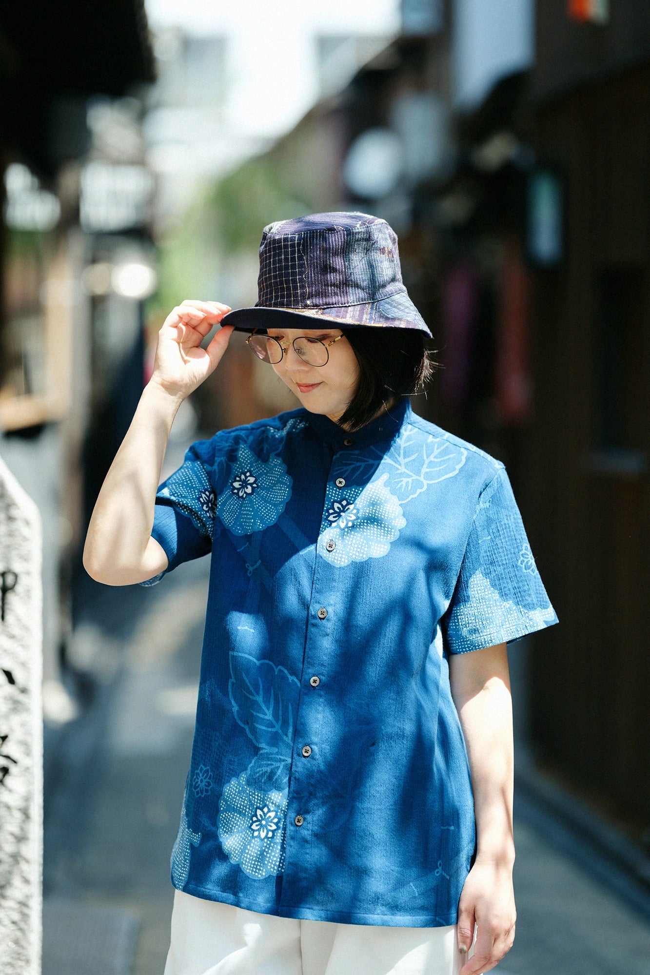 [Expédition prévue vers le 7 juillet] Shiji Takashima 20/20 Reversible Hat/BORO II IJ