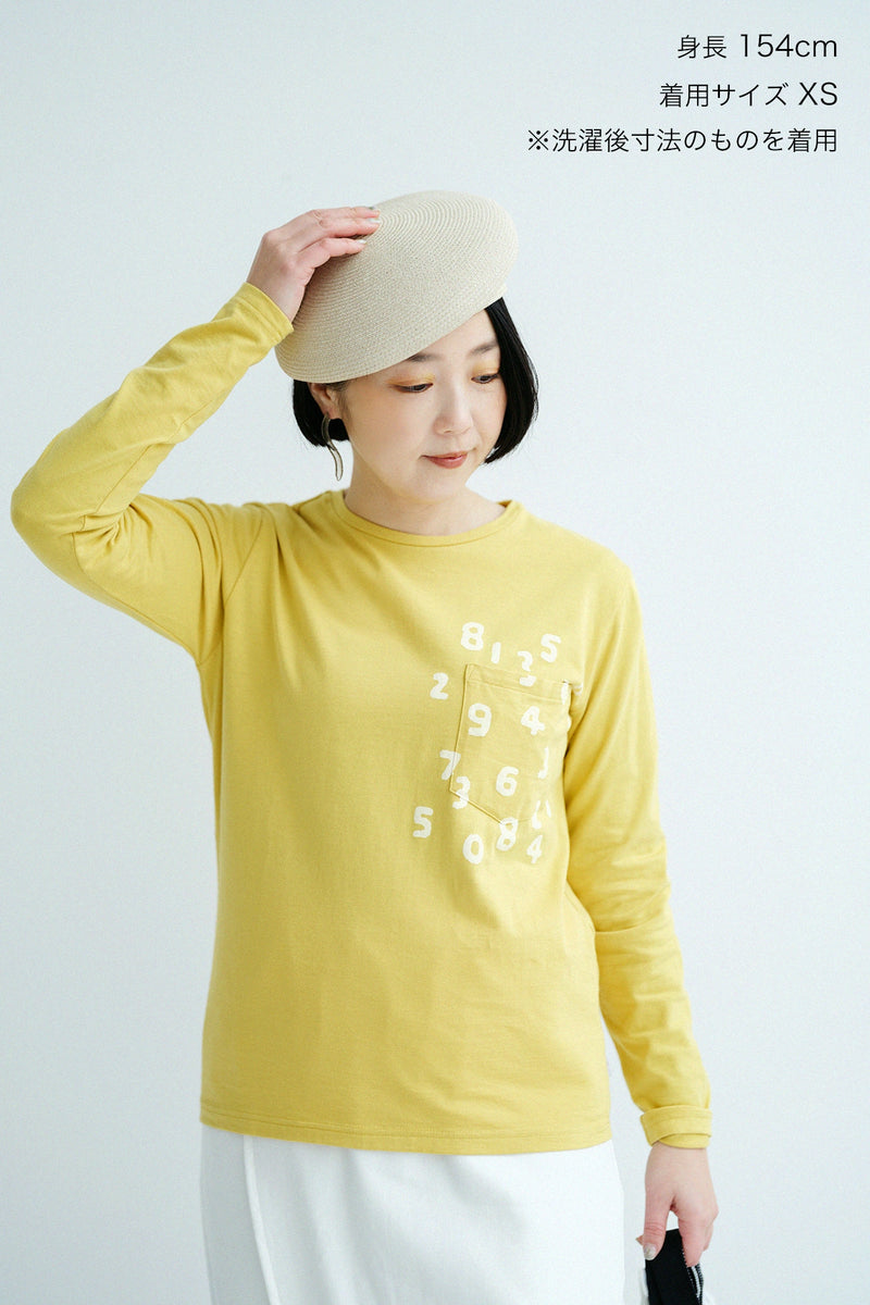 長袖ポケットTシャツ