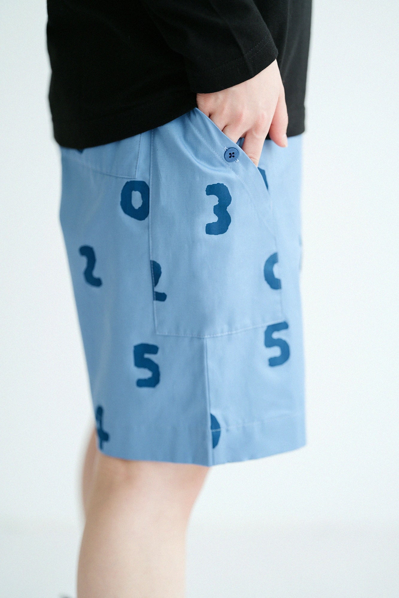 크렌제(R)트일 BIKE 반바지／SO-SU-U 색소폰 블루