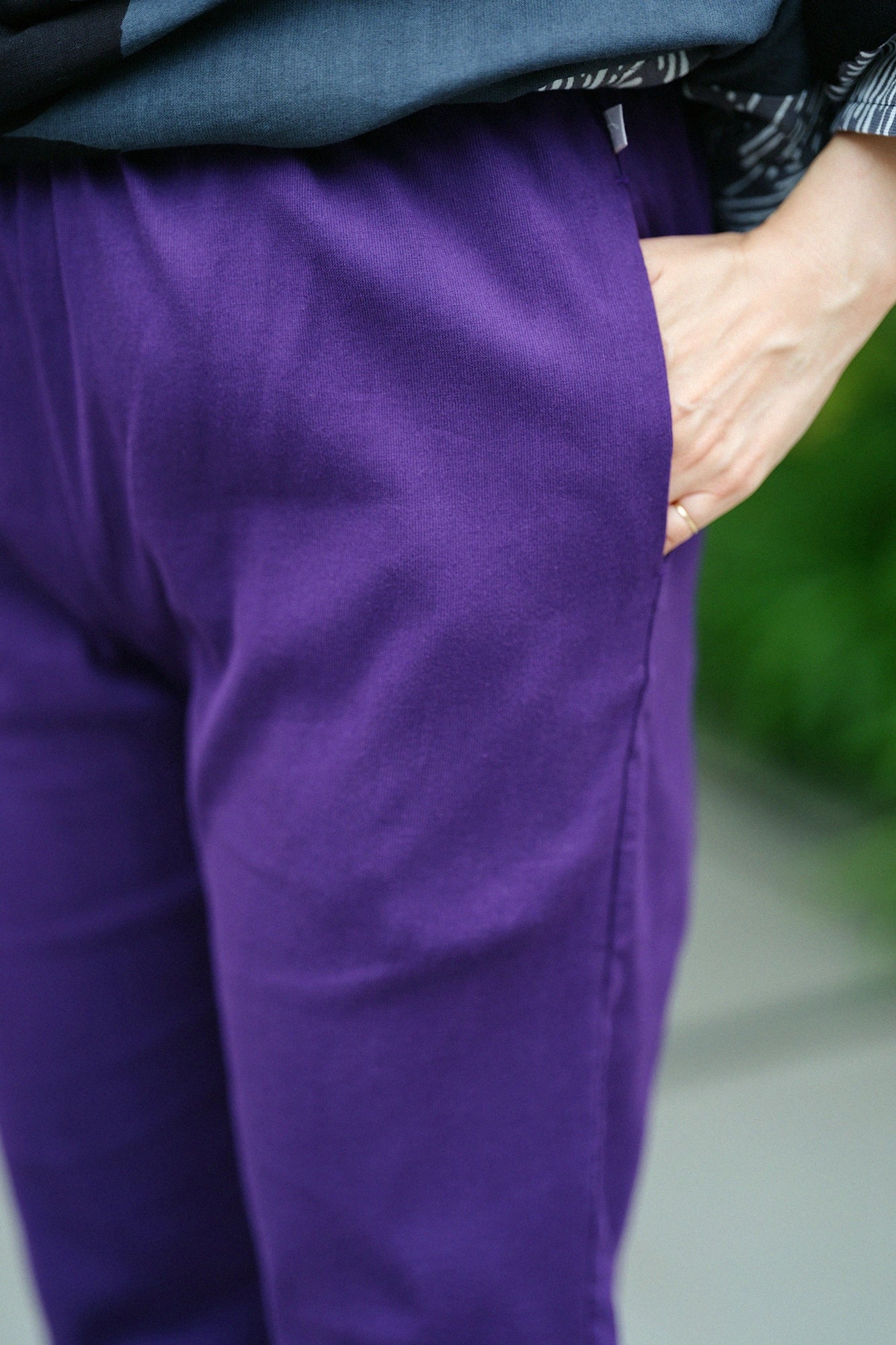 [Versand voraussichtlich um den 7. Juli] Takashima Shijime 40/40 Leggings-Hose/Lila (Shikon-Farbe)