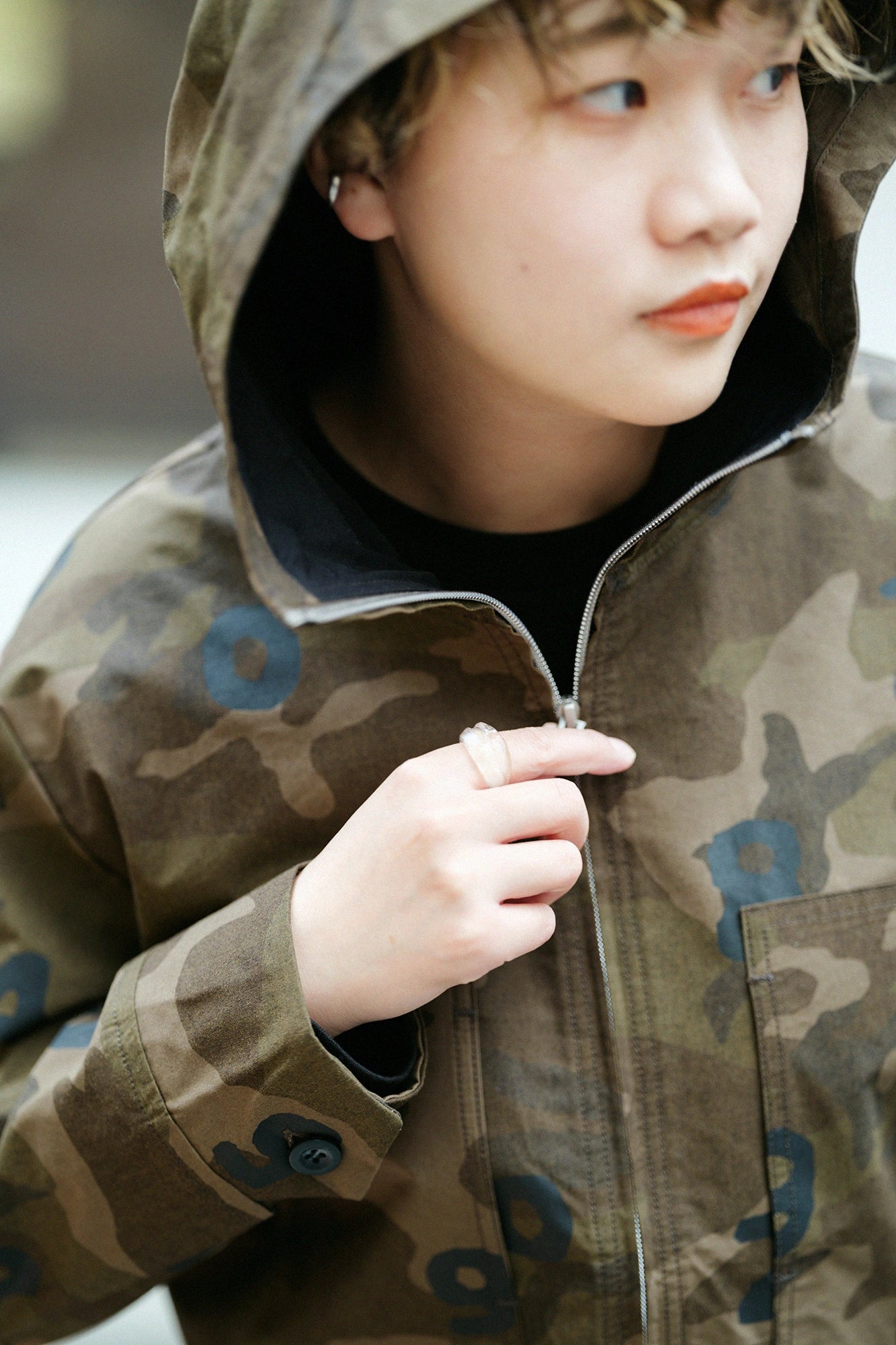  Dumpproof DEPO Hoodie/Camouflage SO-SU-U dunkles Oliv