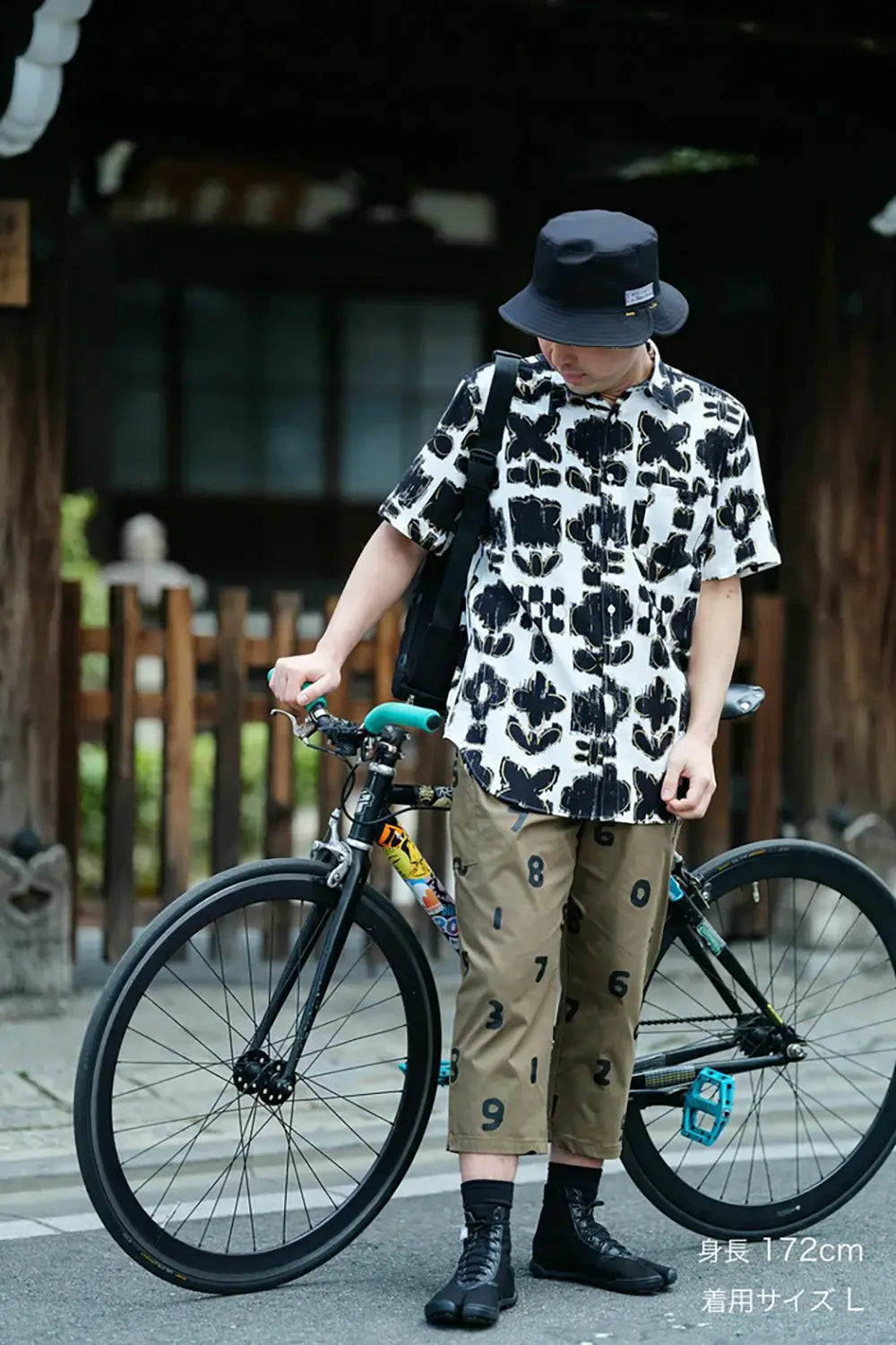 ツイル BIKEすててこ／SO-SU-U 空五倍子色（うつふしいろ）